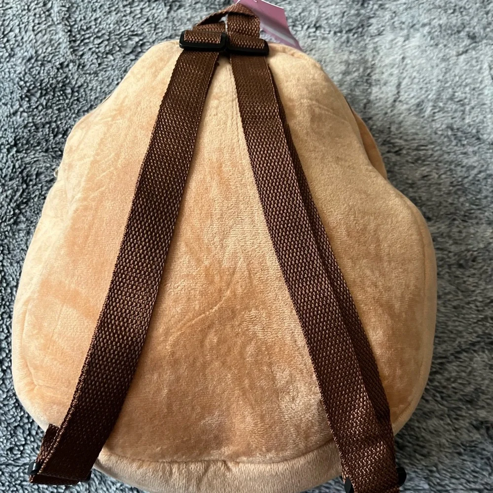Plush Bear Kids Backpack - Tan